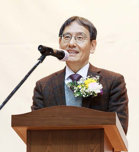 김상범 서울교통공사 사장이 퇴임사를 하고 있다.