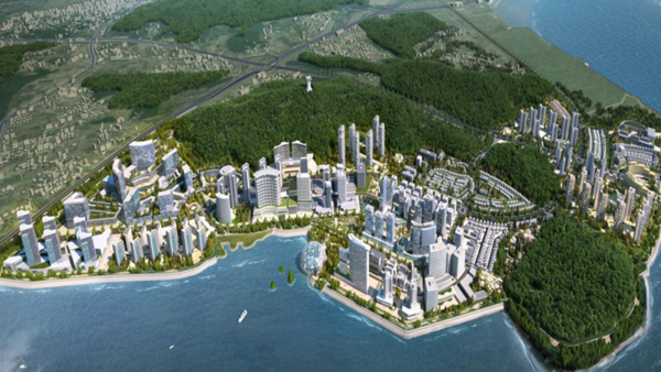 인천 영종도 미단시티(골든테라시티) 조감도. iH 포토