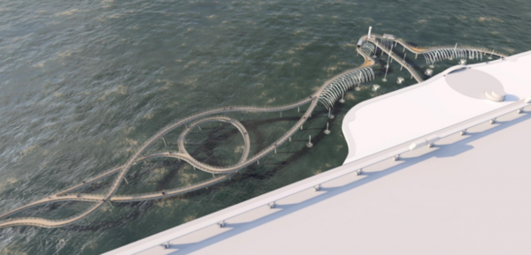 총 길이 915m  월미 해상스카이워크 조감도. 중구 제공