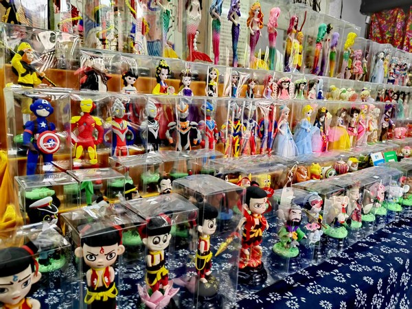 밀가루 반죽 조각 명인 둥시우평의 작품. China Media Group 국제재선