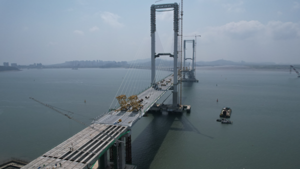 제3연륙교 공사 현장. IFEZ 포토