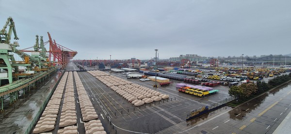 일조항 전경. 인천뉴스