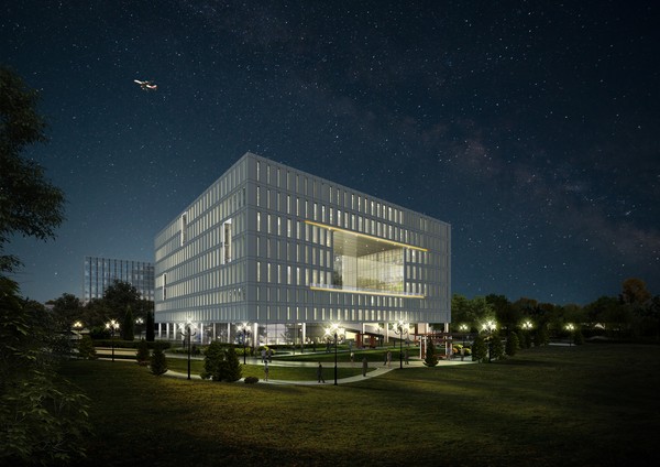 항공업무시설 조감도. 공항공사 포토