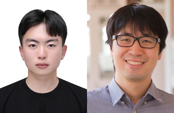 사진 왼쪽부터 인하대 김상혁 항공우주공학과 학생과 고승우 스마트모빌리티공학과 교수. 인하대 포토