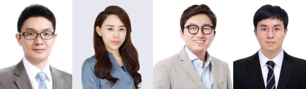 사진 왼쪽부터 손성훈·안소신·이남훈·정의한 상무. 삼성바이오에피스 포토