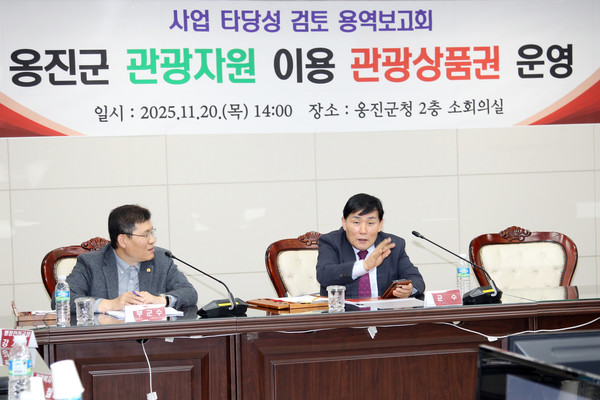 관광쿠폰 운영 타당성 검토 용역보고회. 옹진군 포토