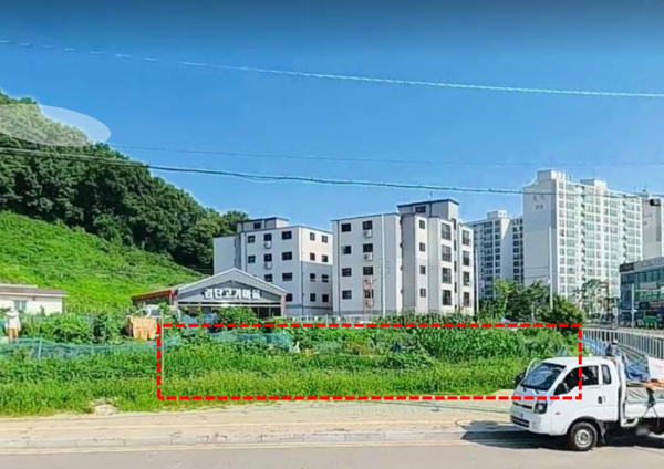 인천 서구 마전동 소재 토지. 제보자 포토.