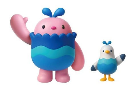 제물포구 상징 캐릭터(포몽이와 포로미). 중구 포토