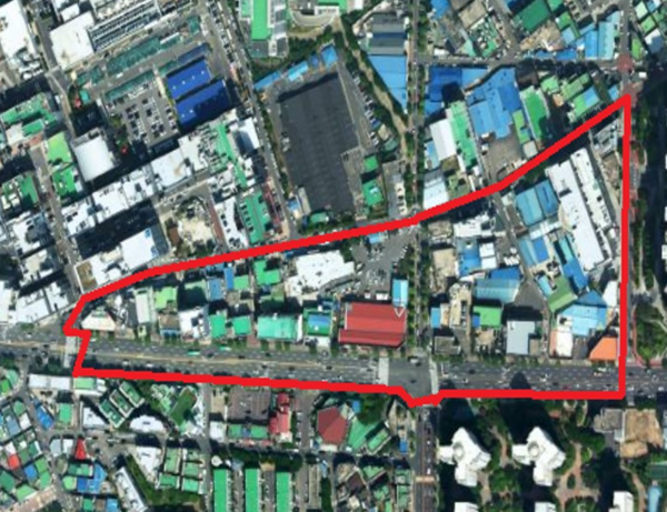 약대1지구 사업대상지. 부천시 제공