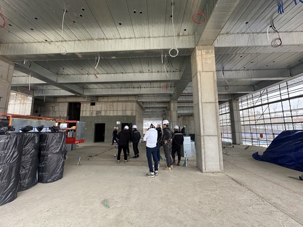 동절기 건축공사 현장 사전 점검. 서구 포토