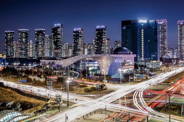 송도국제도시 인천스타트업파크 전경. IFEZ 포토